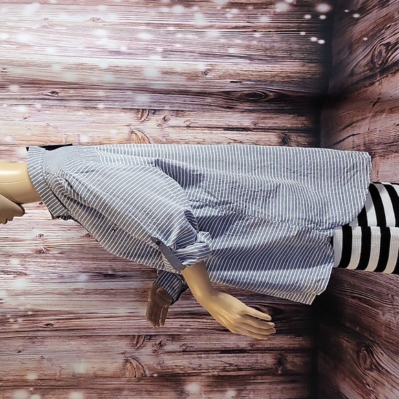 Tommy Hilfiger Women's Long Sleeve Roll-Tab Cotton Blouse Size XL - Picture 6 of 11